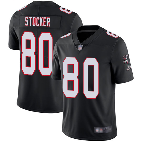 Atlanta Falcons Limited Black Men Luke Stocker Alternate Jersey NFL Football #80 Vapor Untouchable